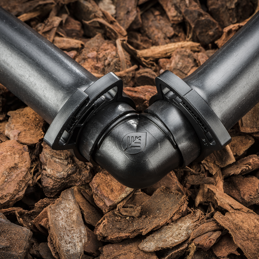 Toro 25mm Barbed Elbow Polypropylene UV Stabilised