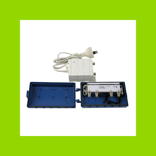 Antsig Masthead Amplifier - Dual Output - 10mm UV Stabilised ABS - Waterproof