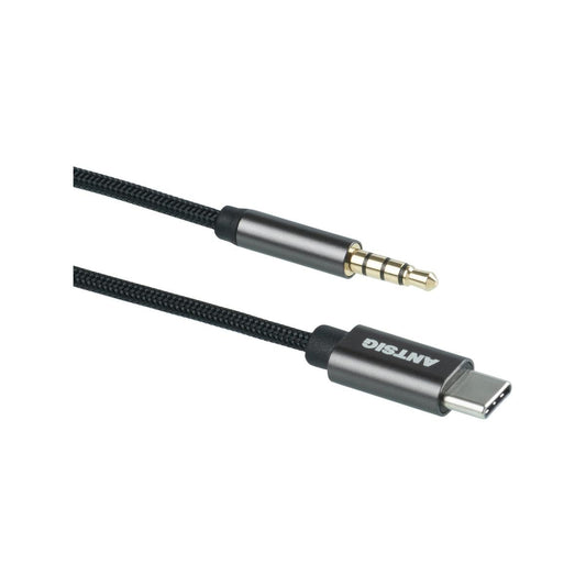 Antsig 1m USB-C to 3.5mm Aux Male Cable - Durable Audio Connection
