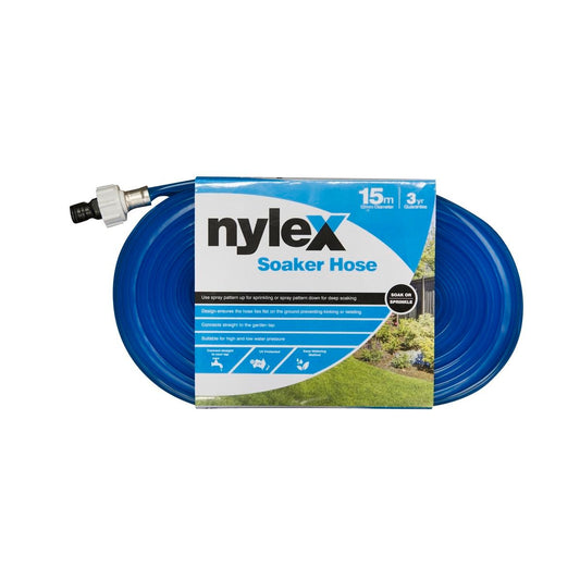 Nylex Soaker Hose - 12mm x 15m - UV Resistant - Water Saving - Auzzistore