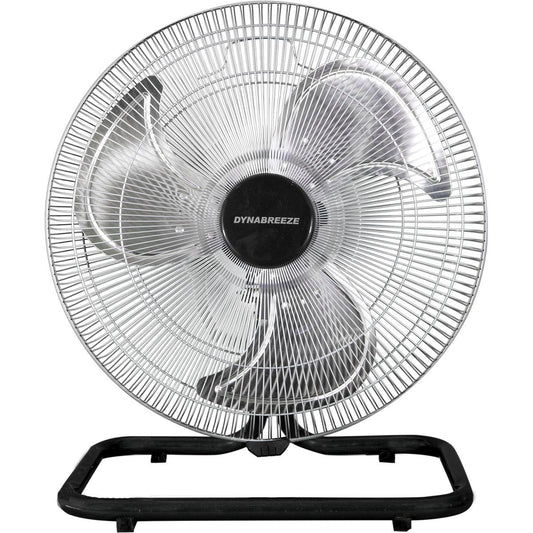 Dynabreeze Oscillating Floor Fan 450mm Heavy Duty Quiet Airflow