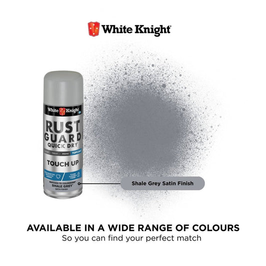 White Knight Touch Up Spray Paint - 300g - Shale Grey - Acrylic - Quick Drying – view 2 - Auzzistore