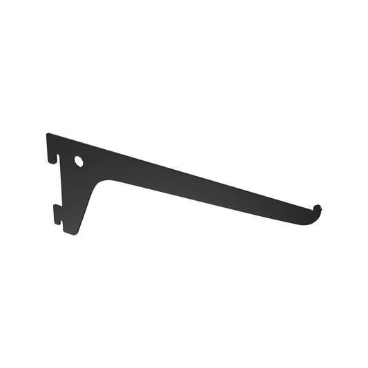 Flexi Storage 200mm Black Single Slot Bracket Steel Easy Install - Auzzistore