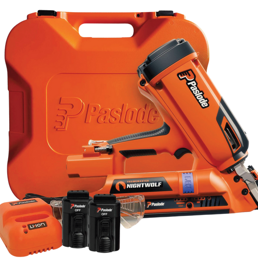 Paslode Framemaster Nightwolf Nail Gun Kit - 1500 Shots - 3.5kg - Auzzistore