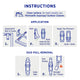 Permastik Adjustable Picture Hook 2 Pack - 2kg - Plastic - Easy Apply