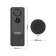 Orion Grid Connect Smart Rechargeable Video Doorbell Camera - 2K HD - Two-Way Audio - Motion Detection - IP65 Weather Resistant