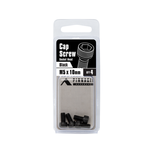 Pinnacle M5 x 10mm Black Oxide Socket Head Cap Screw - Pack of 4 – view 2 - Auzzistore