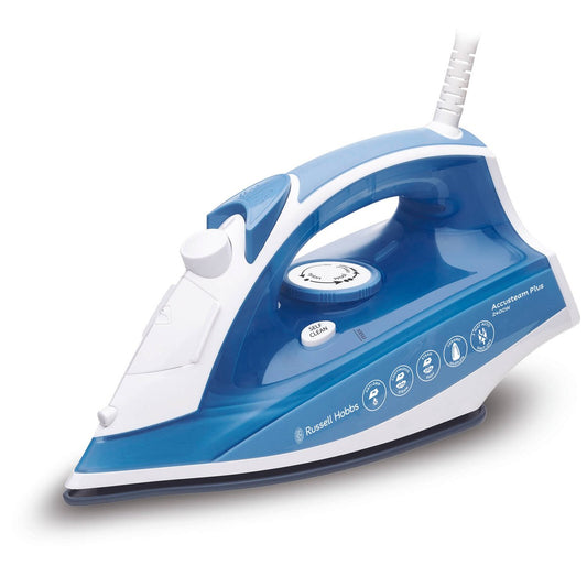 Russell Hobbs Accusteam Plus Steam Iron - 2400W - 300ml Water Tank - Ceramic Soleplate
