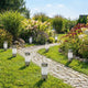 Click Byron Solar LED Pathway Bollard - 210mm - Stainless Steel - Outdoor Use