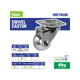 Easyroll Swivel Castor - 35mm - Polyurethane - Transparent Design - 2 Pack