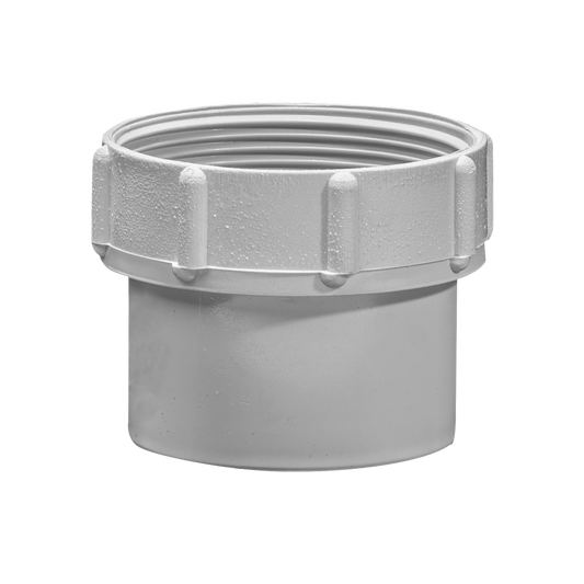 Holman 50mm Dwv Pvc Female Iron Adaptor - Grey - Durable - Easy Connect - Auzzistore