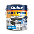 Dulux Weathershield Exterior Paint 4L Monument Low Sheen 4L