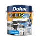 Dulux Weathershield Exterior Paint 4L Monument Low Sheen 4L