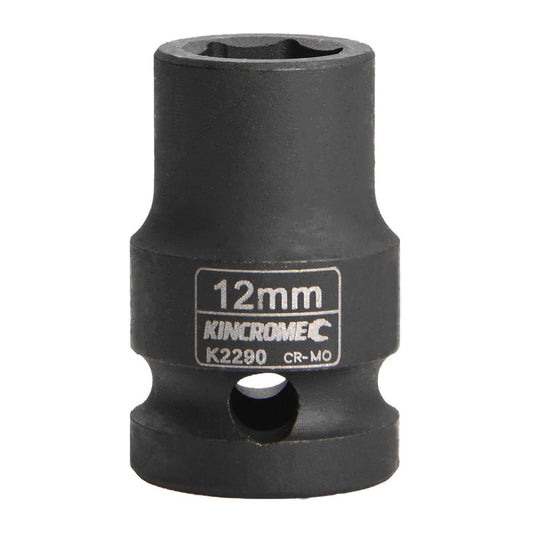 Kincrome 12mm Impact Socket Cr-Mo Steel Rust Resistant Durable - Auzzistore