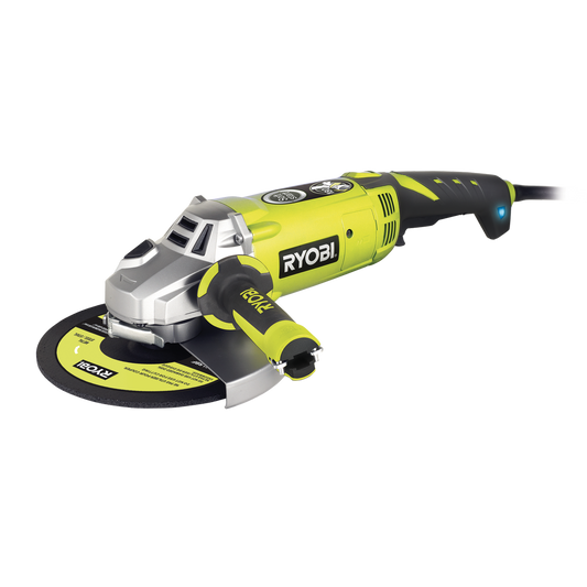 Ryobi 2000W Angle Grinder - 230mm - Corded - Durable - Comfortable - Auzzistore