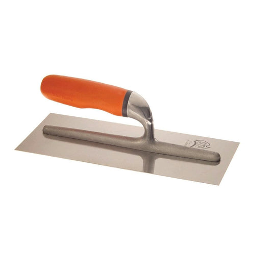 Dta Plastering Trowel - Hardened Steel - 115mm - Durable - Comfortable Handle - Auzzistore
