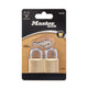 Master Lock 30mm Brass Keyed Padlock 2 Pack - Solid Brass - Cut Resistant