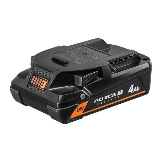 AEG 18V 4Ah FORCE Tabless Battery - 25% More Power - Lightweight 655g