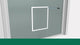 Hakuna Pets Small White Super Tough Pet Door 170mm ABS Weather Resistant