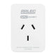 Arlec White Grid Connect Smart Plug In Socket With Energy Meter Single Pack