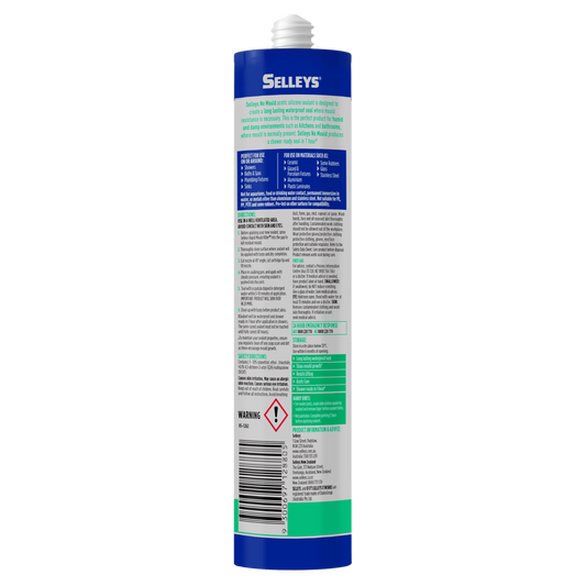 Selleys No Mould Resistant Silicone Sealant 290ml Translucent – view 2 - Auzzistore