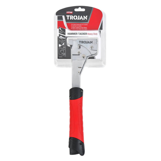 Trojan Heavy Duty Hammer Tacker - 1.15kg - Durable Steel Construction - Auzzistore