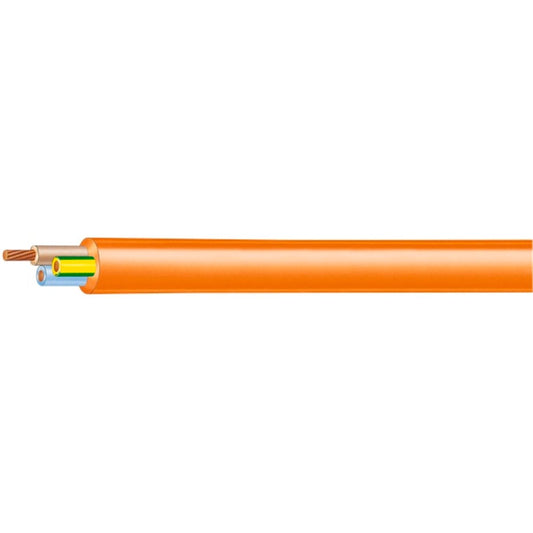 Olex 1.5mm 2 Core and Earth Electrical Cable - 100m - Orange - Auzzistore