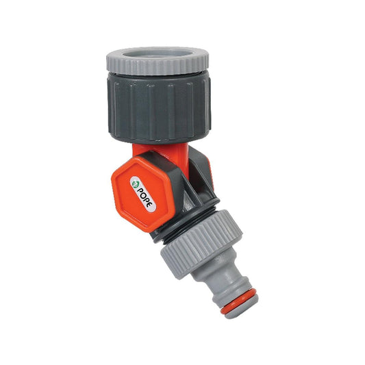 Pope 12mm Universal Swivel Tap Adaptor - ABS Plastic - 360° Rotation - Auzzistore