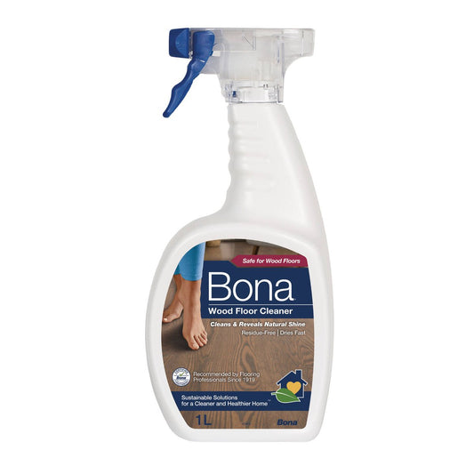 Bona Cleaner Wood Floor 1L Trigger - pH-Balanced - Fast-Drying