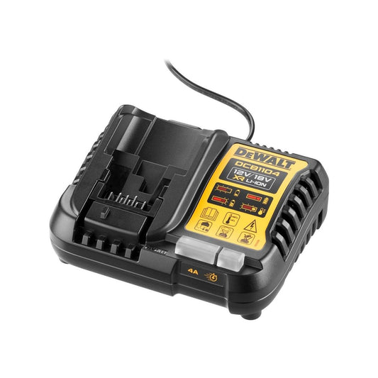 DEWALT 4A Multi Volt Slim Battery Charger Tool - Charges 12V XR, 18V XR, XR FLEXVOLT - Compact Design - Diagnostic LED Indicator