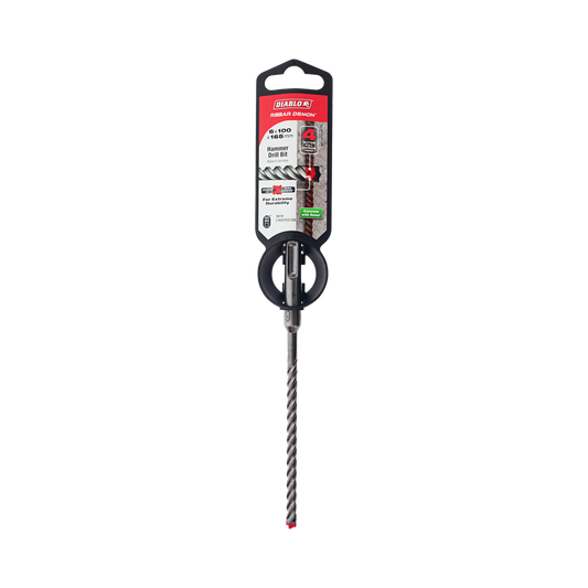 Diablo Rebar Demon SDS Plus Hammer Drill Bit 6 x 165mm - 4-Cutter Design - Auzzistore