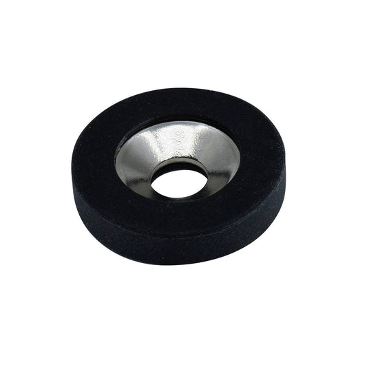 Everhang 26mm Black Counter Sunk Magnetic - 6 Pack - Neodymium - Strong Pull – view 2