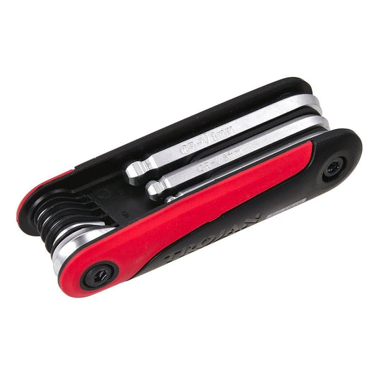 Trojan 8 Piece Metric Hex Key Set - 2mm to 8mm - Red and Black