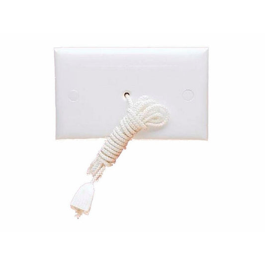HPM Ceiling Switch Cord Pull - White - 114mm ABS - Easy Access - Auzzistore