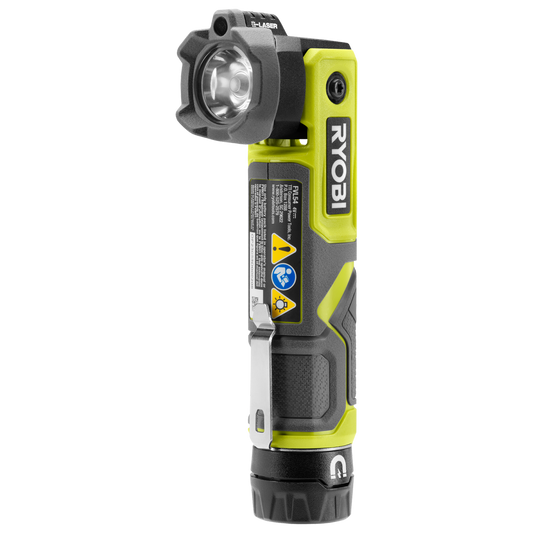 Ryobi USB Lithium Pivoting Laser Light 2Ah Kit - 180° Pivoting Head - 630 Lumens - Magnetic Base - IP54 Rated
