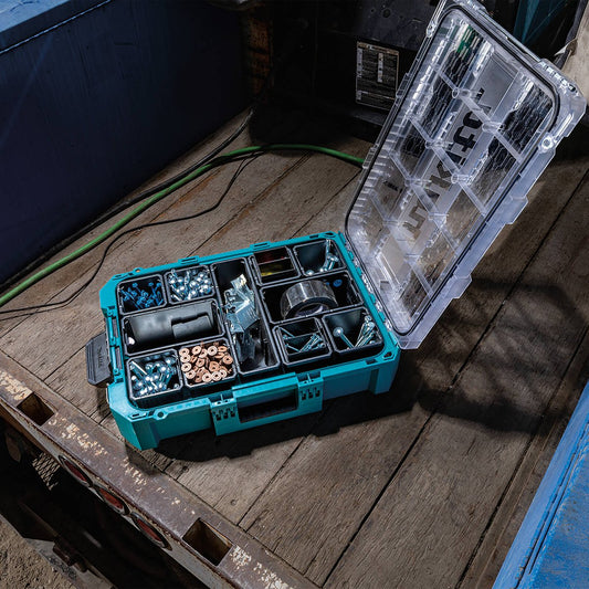 Makita Maktrak Deep Medium Organiser T 90043 - 11 Bins - 18.4L Capacity – view 2 - Auzzistore