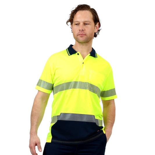 Citeco Yellow Hi Vis Short Sleeve Polo Large - Reflective - Breathable – view 2