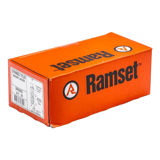 Ramset DynaBolt Plus - 8mm x 66mm - Gold Passivated - 50 Pack - Auzzistore