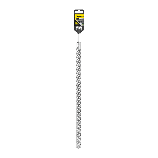 Kango SDS Plus Drill Bit - 20mm x 450mm - Steel - Low Vibration Performance - Auzzistore