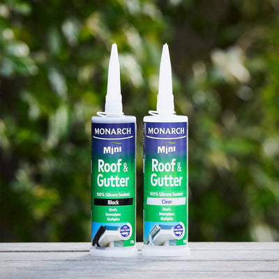 Monarch 150g Mini Black Roof Gutter Silicone - Neutral Cure - Safe For Drinking Water