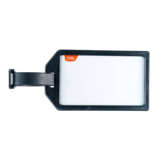 Taskmaster Executive ID Tags 2 Pack - 61 x 107mm - Black - Secure Attachment