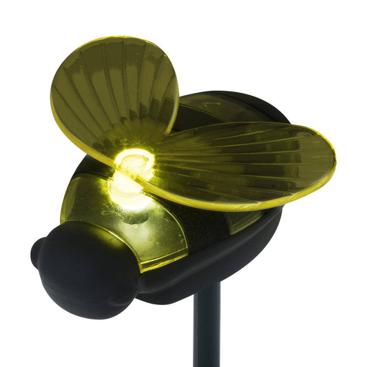 Click Solar Path Light Bee - Solar Powered Outdoor Lighting - 75mm x 140mm - Yellow – view 2 - Auzzistore