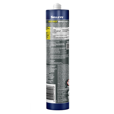 Selleys Liquid Nails 310g Mirror Metal Glass Adhesive - Silicone Polymer - Strong Bond