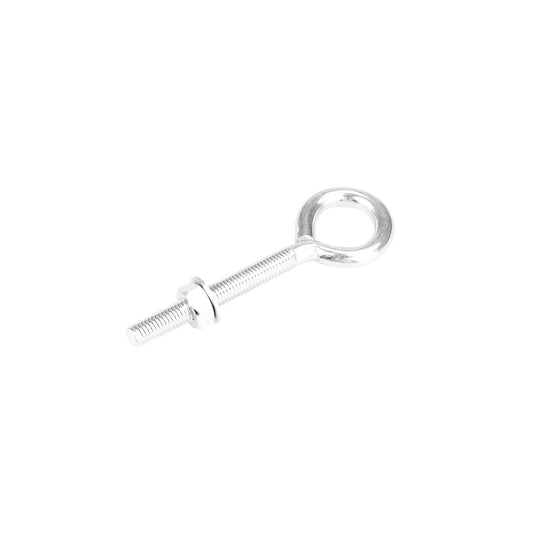 Pinnacle M10 Eye Bolt - Zinc Plated Steel - 125mm x 25mm - Corrosion Resistant - Auzzistore