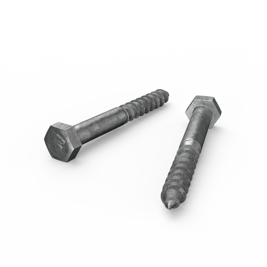 Zenith Hot Dip Galvanised Hex Head Coach Screws M10 x 90mm Each - Auzzistore
