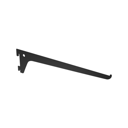 Flexi Storage Home Solutions Black Single Slot Bracket 300mm Steel Durable - Auzzistore