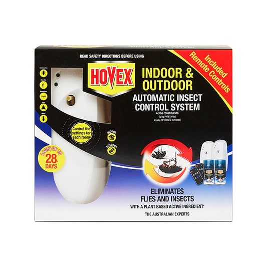Hovex Indoor Outdoor Auto Control - 2 Pack - Plant Based - Insect Elimination - Auzzistore