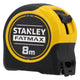 Stanley Fatmax 8m Tape Measure - Wide Blade - Stainless Steel - Durable