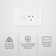 Deta Single Power Point - 10Amp - Polycarbonate - Standard Outlet