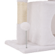 Happy Tails 2 Tier Cat Playhouse Tower - 86cm - Multi-Level with Scratching Posts